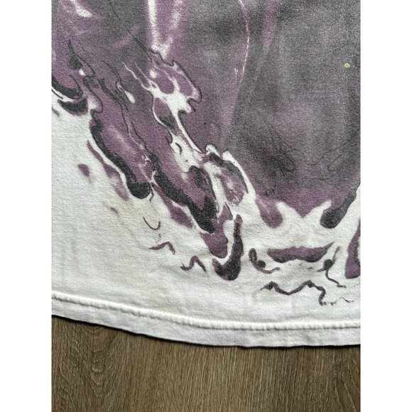 Vintage Y2K The Joker Batman Dark Knight Heath Ledger AOP White Shirt XL - Picture 9 of 13